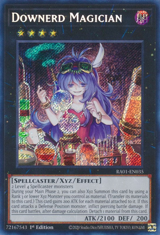 Downerd Magician [RA01-EN035] Secret Rare | Gear Gaming Fayetteville