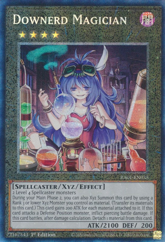 Downerd Magician [RA01-EN035] Prismatic Collector's Rare | Gear Gaming Fayetteville