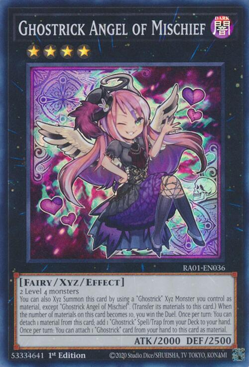 Ghostrick Angel of Mischief [RA01-EN036] Super Rare | Gear Gaming Fayetteville