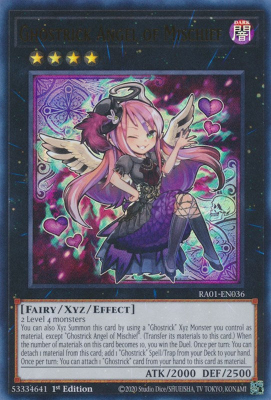 Ghostrick Angel of Mischief [RA01-EN036] Ultra Rare | Gear Gaming Fayetteville