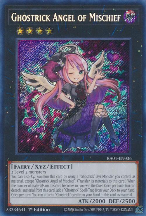 Ghostrick Angel of Mischief [RA01-EN036] Secret Rare | Gear Gaming Fayetteville