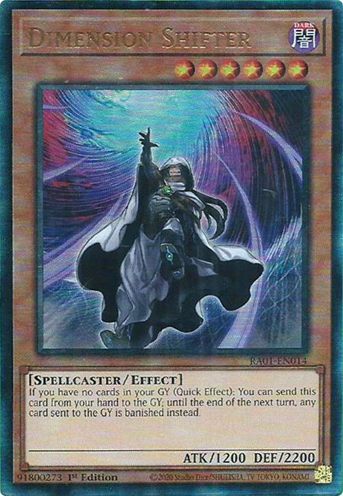 Dimension Shifter [RA01-EN014] Prismatic Ultimate Rare | Gear Gaming Fayetteville