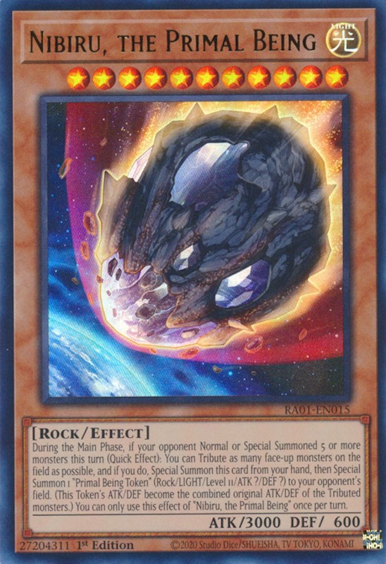 Nibiru, the Primal Being [RA01-EN015] Ultra Rare | Gear Gaming Fayetteville