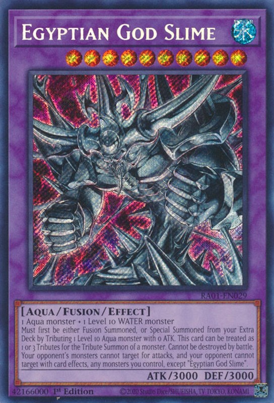 Egyptian God Slime [RA01-EN029] Secret Rare | Gear Gaming Fayetteville
