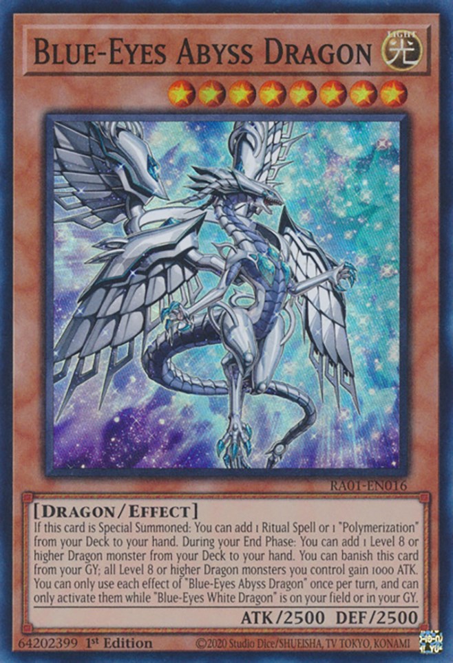 Blue-Eyes Abyss Dragon [RA01-EN016] Super Rare | Gear Gaming Fayetteville