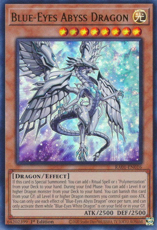 Blue-Eyes Abyss Dragon [RA01-EN016] Ultra Rare | Gear Gaming Fayetteville