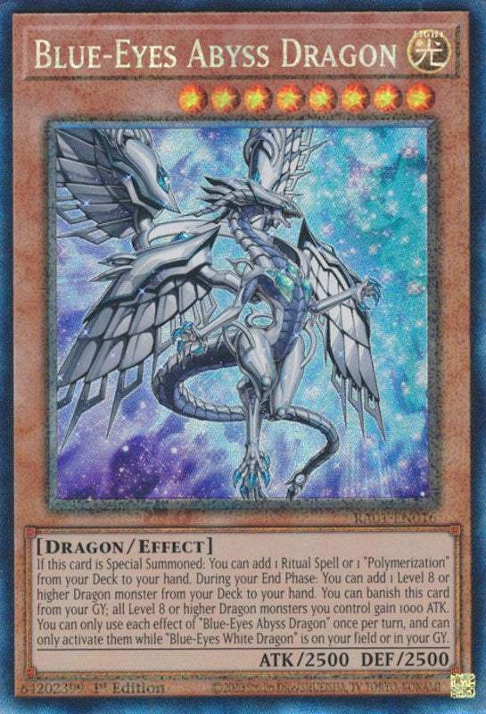 Blue-Eyes Abyss Dragon [RA01-EN016] Prismatic Collector's Rare | Gear Gaming Fayetteville