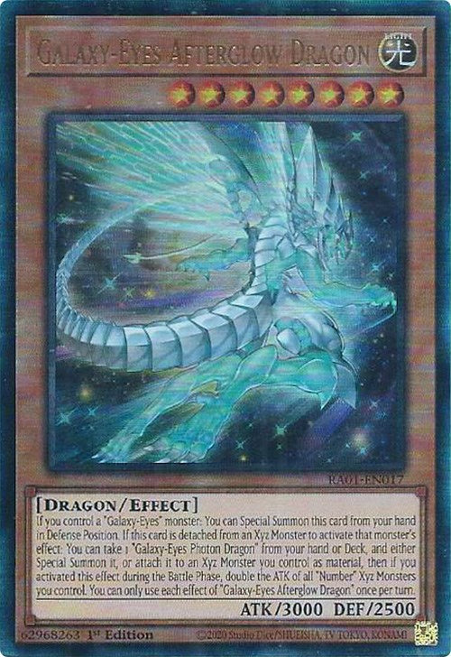 Galaxy-Eyes Afterglow Dragon [RA01-EN017] Prismatic Ultimate Rare | Gear Gaming Fayetteville