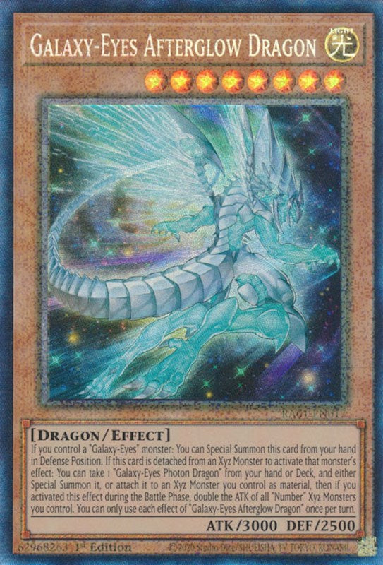 Galaxy-Eyes Afterglow Dragon [RA01-EN017] Prismatic Collector's Rare | Gear Gaming Fayetteville