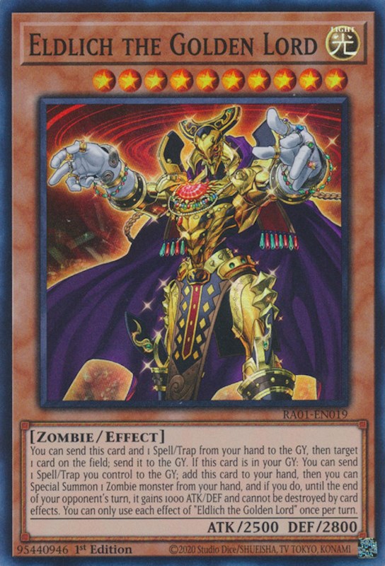 Eldlich the Golden Lord [RA01-EN019] Super Rare | Gear Gaming Fayetteville