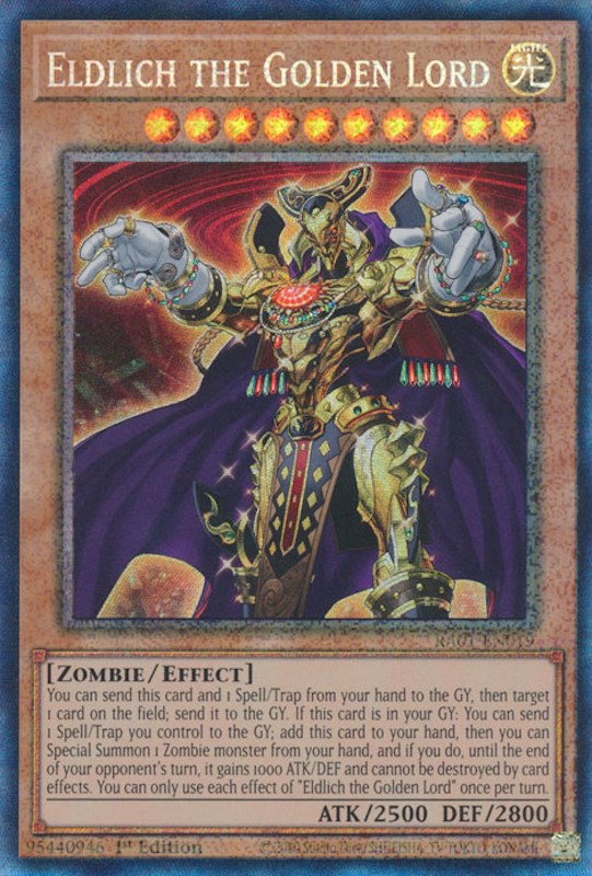 Eldlich the Golden Lord [RA01-EN019] Prismatic Collector's Rare | Gear Gaming Fayetteville