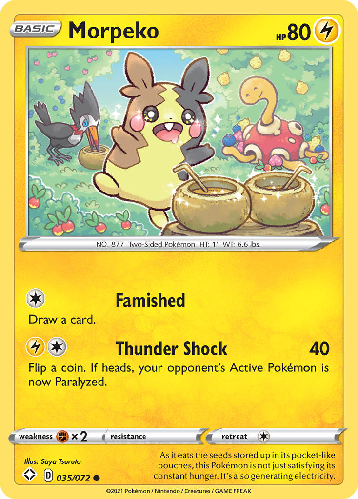Morpeko (035/072) [Sword & Shield: Shining Fates] | Gear Gaming Fayetteville