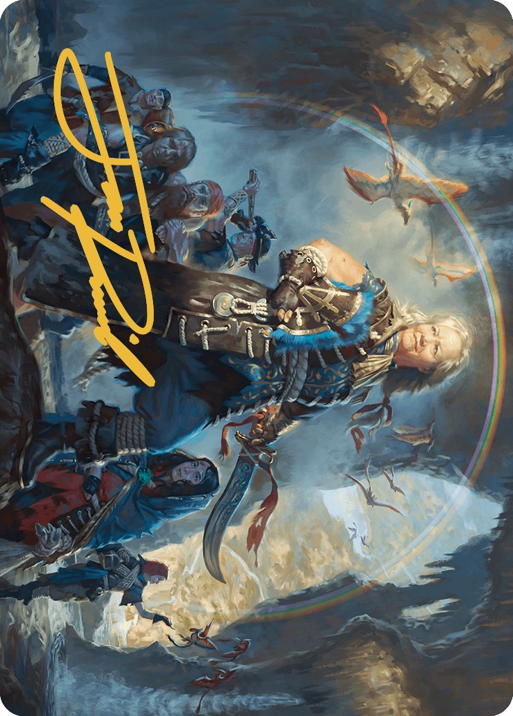 Admiral Brass, Unsinkable Art Card (Gold-Stamped Signature) [The Lost Caverns of Ixalan Art Series] | Gear Gaming Fayetteville