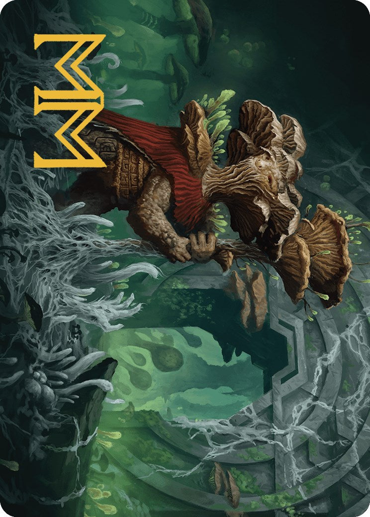 Tendril of the Mycotyrant Art Card (Gold-Stamped Signature) [The Lost Caverns of Ixalan Art Series] | Gear Gaming Fayetteville