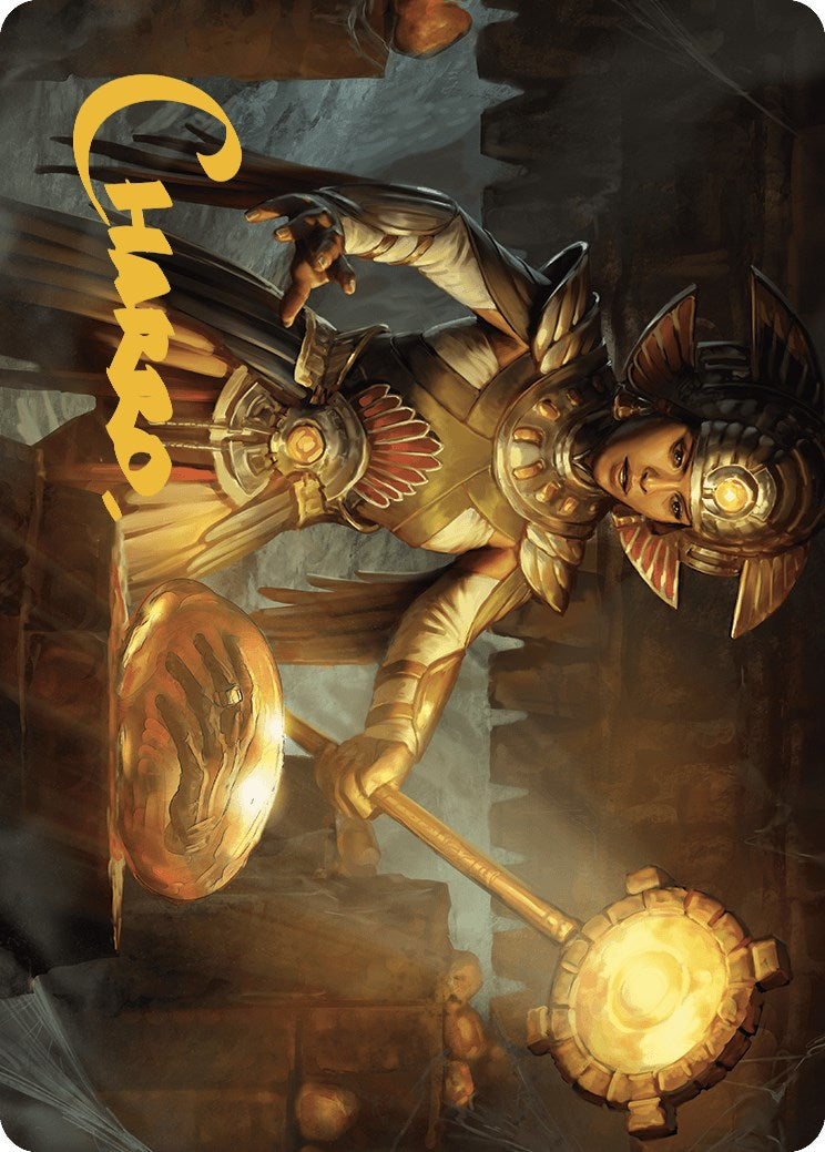 Curator of Sun's Creation Art Card (Gold-Stamped Signature) [The Lost Caverns of Ixalan Art Series] | Gear Gaming Fayetteville