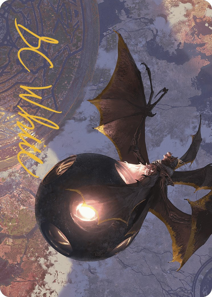 Malicious Eclipse Art Card (Gold-Stamped Signature) [The Lost Caverns of Ixalan Art Series] | Gear Gaming Fayetteville