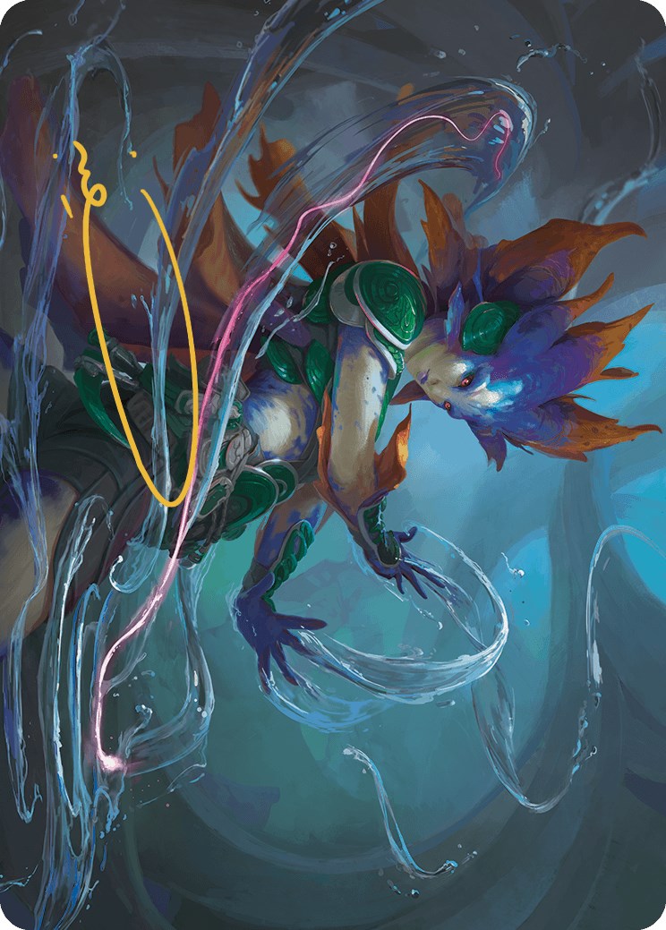 Nicanzil, Current Conductor Art Card (Gold-Stamped Signature) [The Lost Caverns of Ixalan Art Series] | Gear Gaming Fayetteville