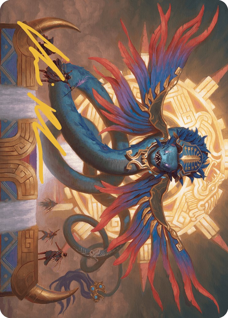 Ojer Pakpatiq, Deepest Epoch Art Card (13/81) (Gold-Stamped Signature) [The Lost Caverns of Ixalan Art Series] | Gear Gaming Fayetteville