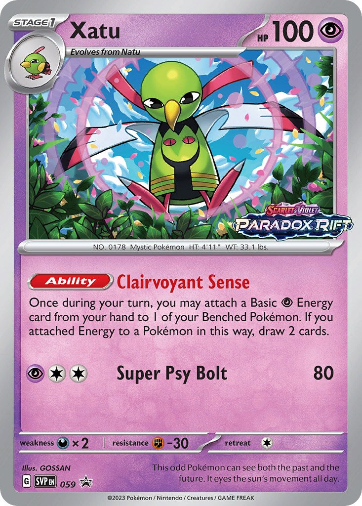 Xatu (059) [Scarlet & Violet: Black Star Promos] | Gear Gaming Fayetteville