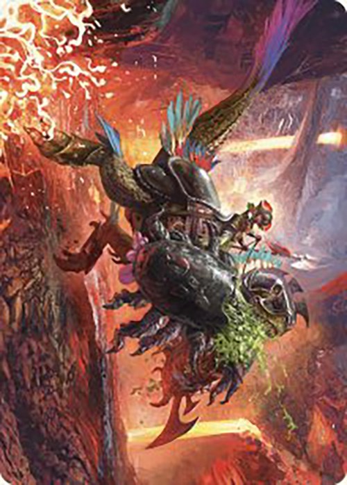 Triumphant Chomp Art Card [The Lost Caverns of Ixalan Art Series] | Gear Gaming Fayetteville