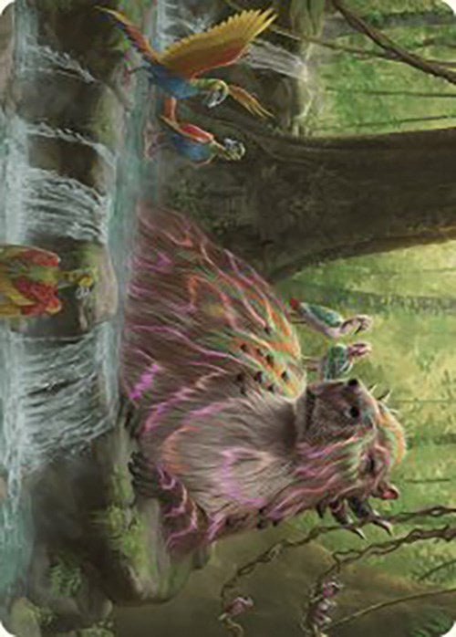 Basking Capybara Art Card [The Lost Caverns of Ixalan Art Series] | Gear Gaming Fayetteville