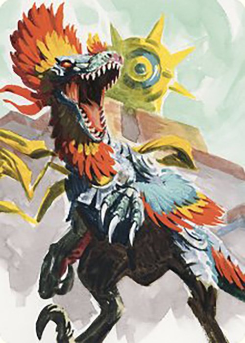 Pantlaza, Sun-Favored Art Card [The Lost Caverns of Ixalan Art Series] | Gear Gaming Fayetteville