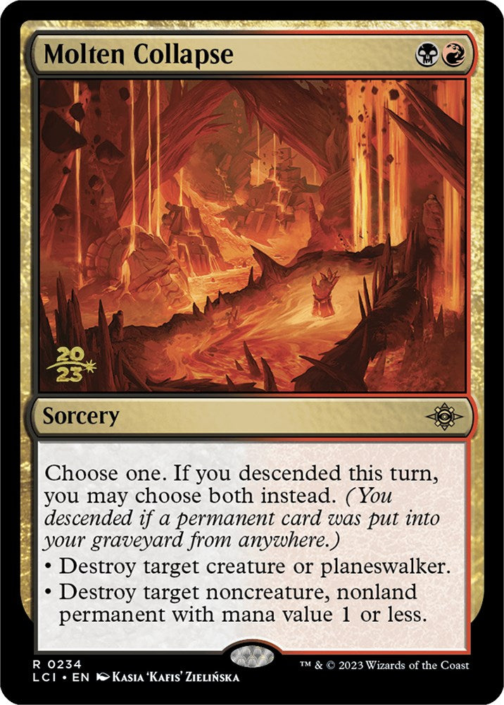 Molten Collapse [The Lost Caverns of Ixalan Prerelease Cards] | Gear Gaming Fayetteville