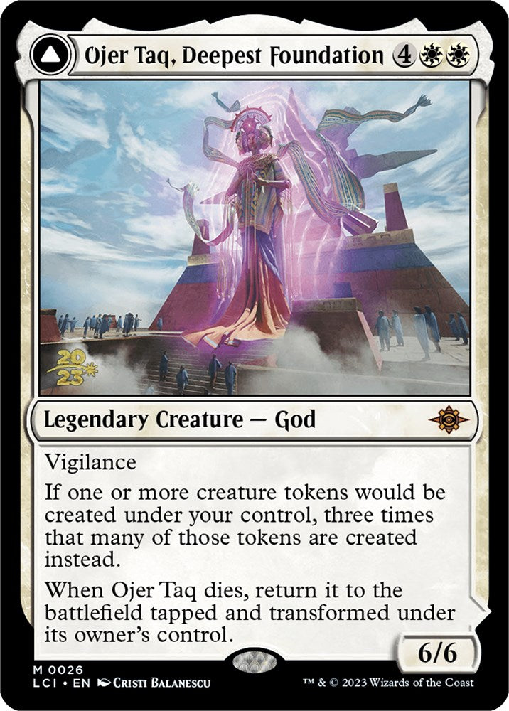 Ojer Taq, Deepest Foundation // Temple of Civilization [The Lost Caverns of Ixalan Prerelease Cards] | Gear Gaming Fayetteville