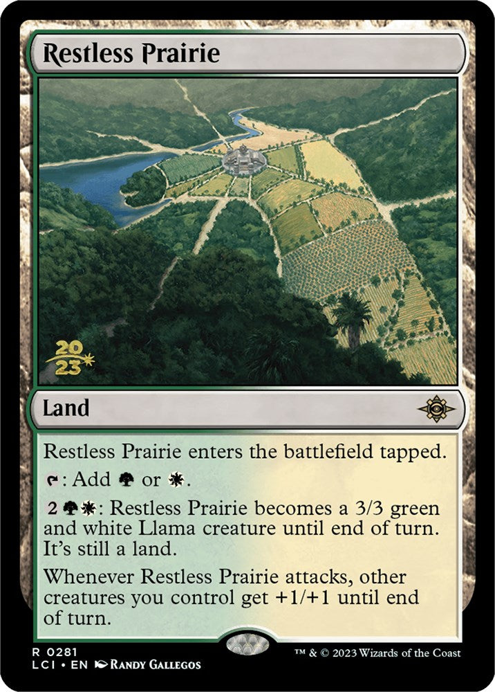 Restless Prairie [The Lost Caverns of Ixalan Prerelease Cards] | Gear Gaming Fayetteville