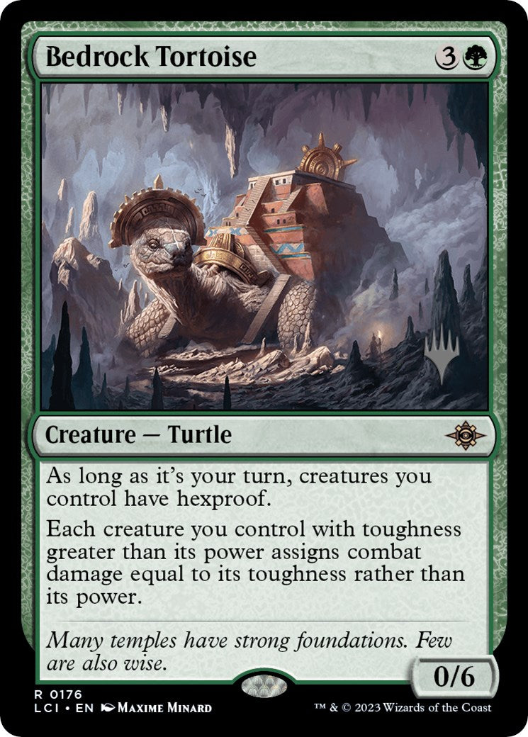 Bedrock Tortoise (Promo Pack) [The Lost Caverns of Ixalan Promos] | Gear Gaming Fayetteville