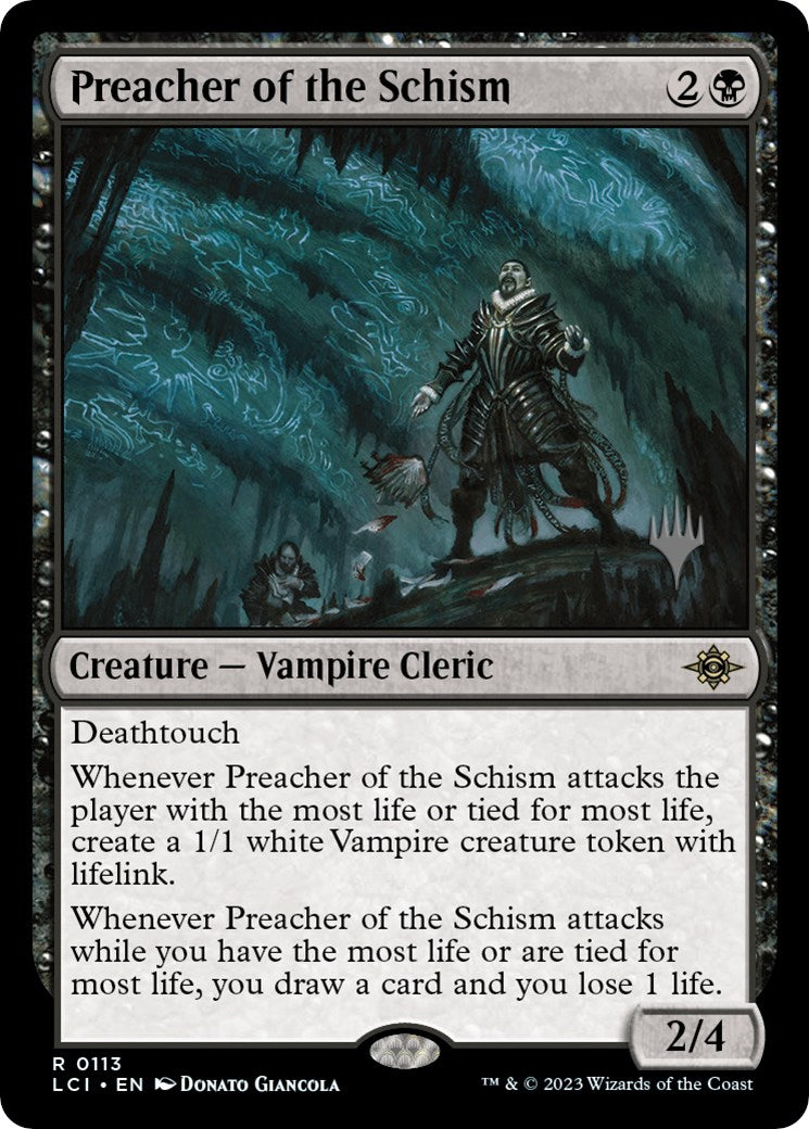 Preacher of the Schism (Promo Pack) [The Lost Caverns of Ixalan Promos] | Gear Gaming Fayetteville