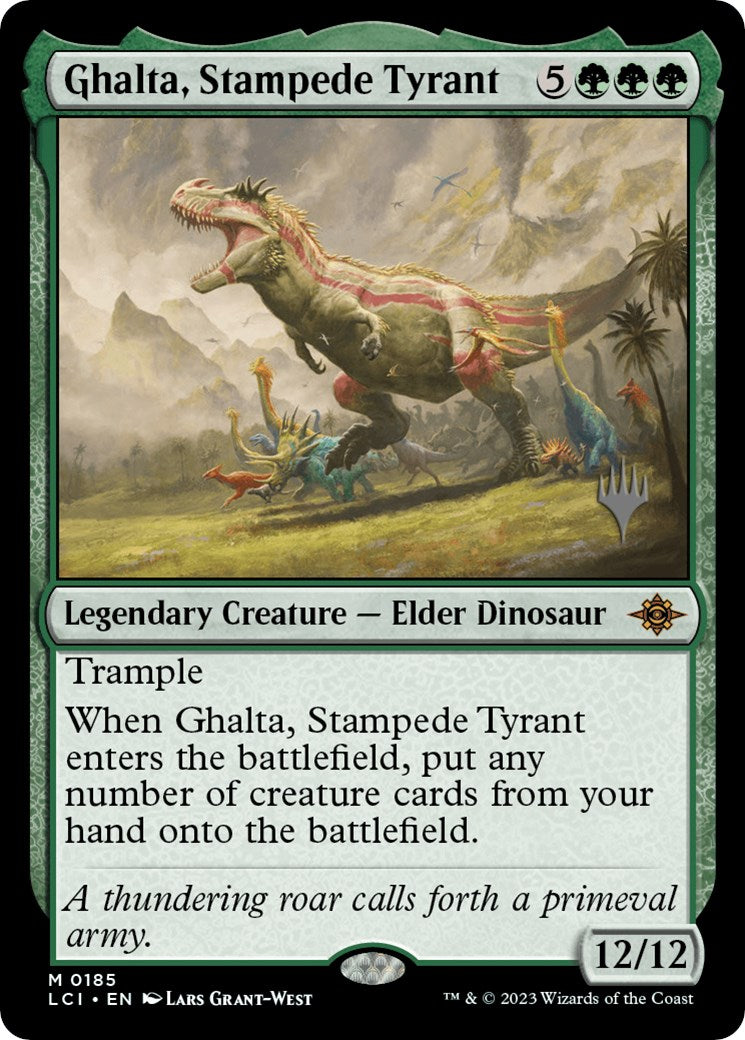 Ghalta, Stampede Tyrant (Promo Pack) [The Lost Caverns of Ixalan Promos] | Gear Gaming Fayetteville