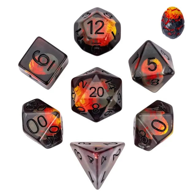 Dragon Egg 7pcs Dice Set | Gear Gaming Fayetteville
