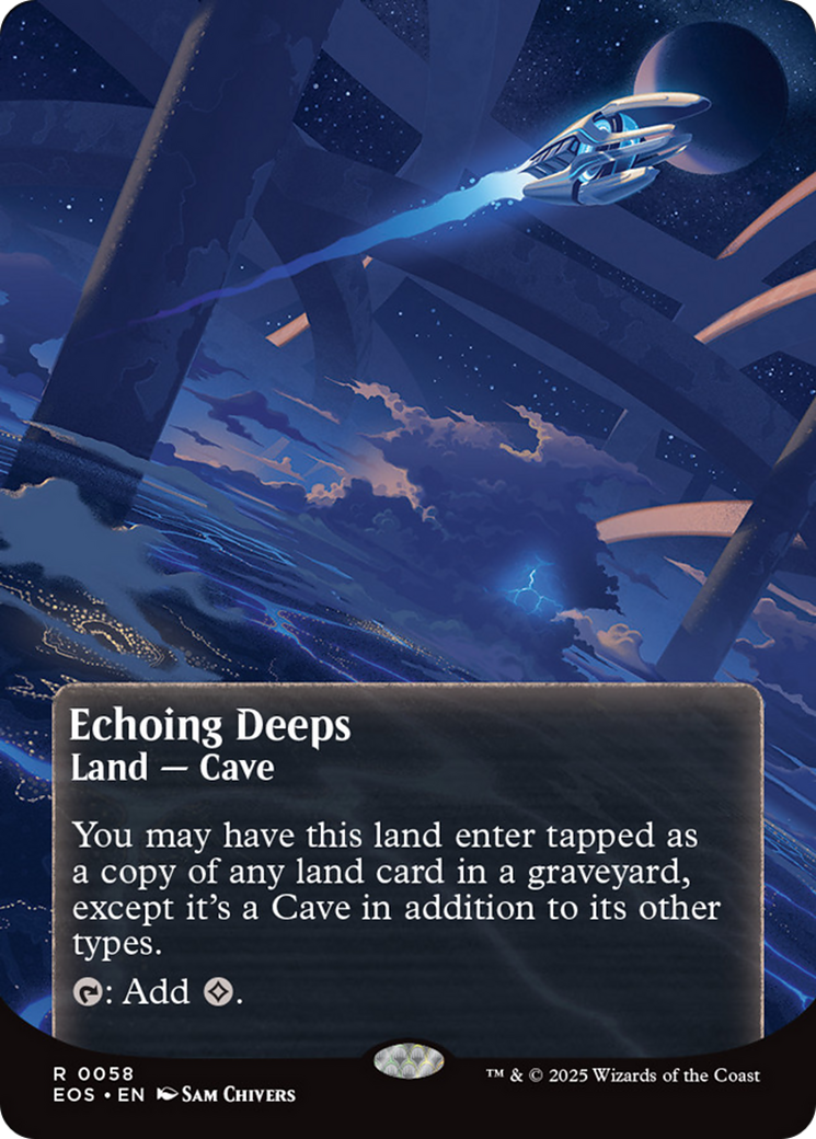 Echoing Deeps (0058) (Borderless) [Edge of Eternities: Stellar Sights] | Gear Gaming Fayetteville