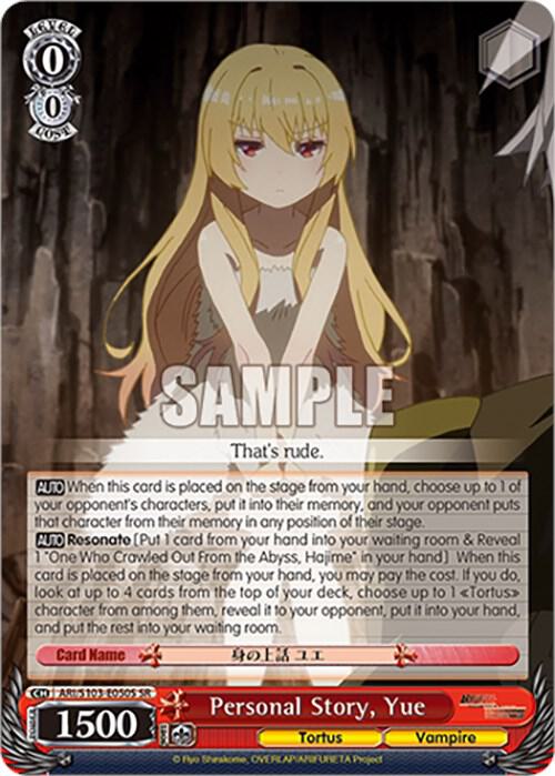 Personal Story, Yue (SR) - [Arifureta: From Commonplace to World's Strongest] | Gear Gaming Fayetteville