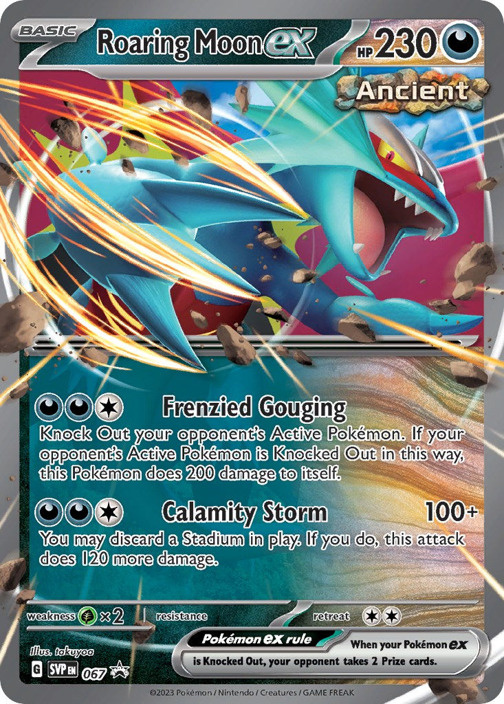 Roaring Moon ex (067) [Scarlet & Violet: Black Star Promos] | Gear Gaming Fayetteville