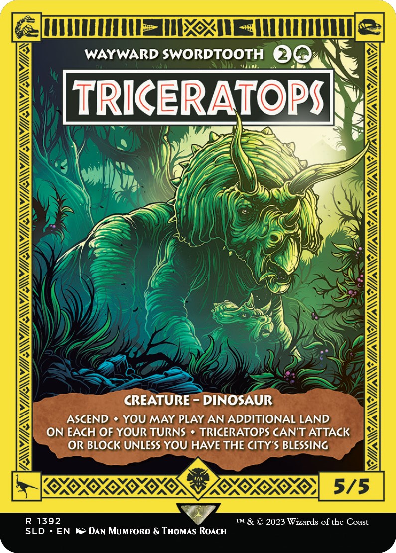 Triceratops - Wayward Swordtooth [Secret Lair Drop Series] | Gear Gaming Fayetteville