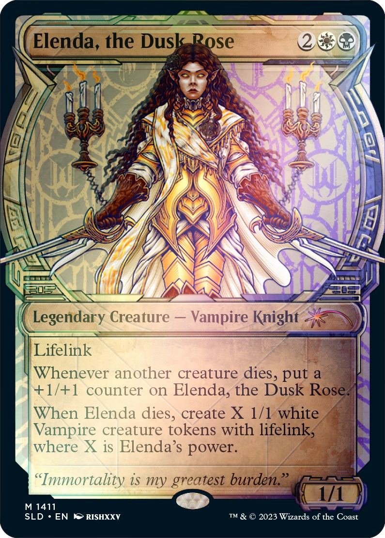 Elenda, the Dusk Rose (Rainbow Foil) [Secret Lair Drop Series] | Gear Gaming Fayetteville