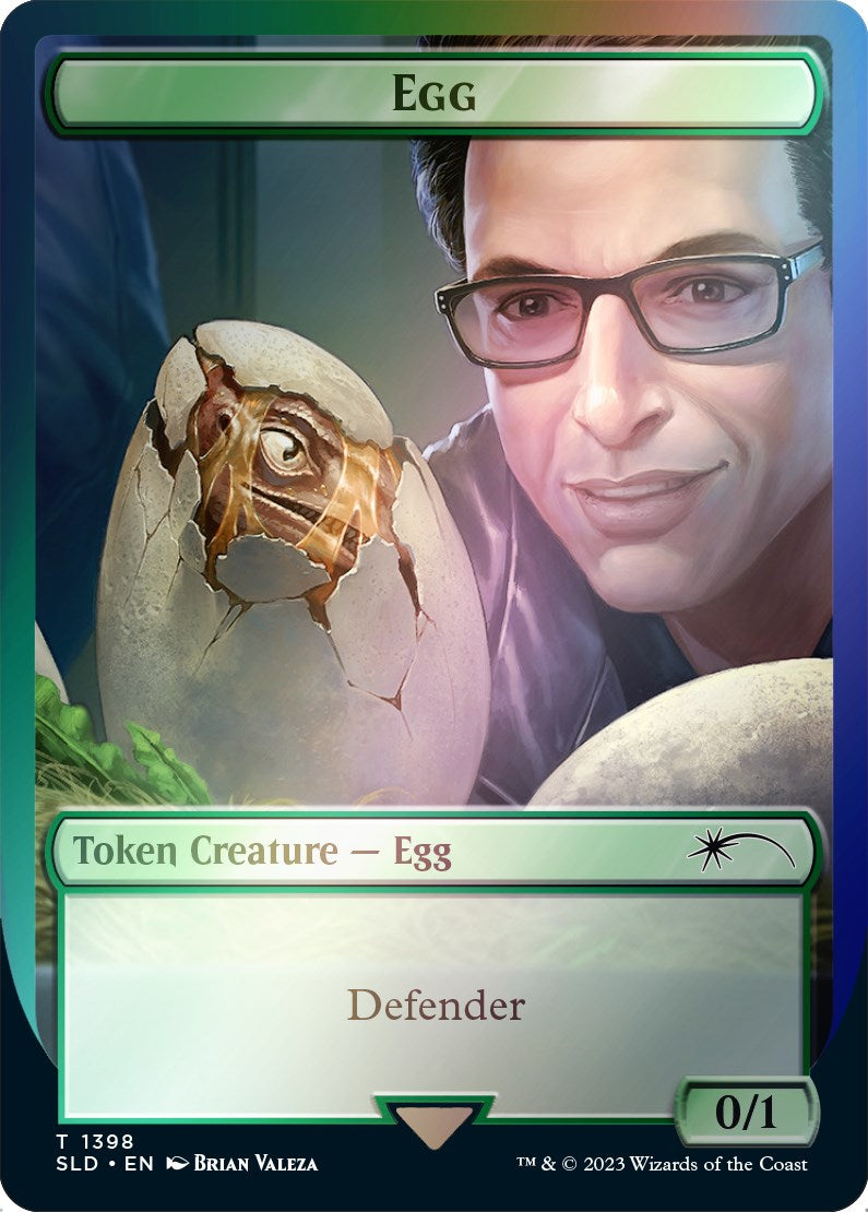 Egg Token (Rainbow Foil) [Secret Lair Drop Series] | Gear Gaming Fayetteville