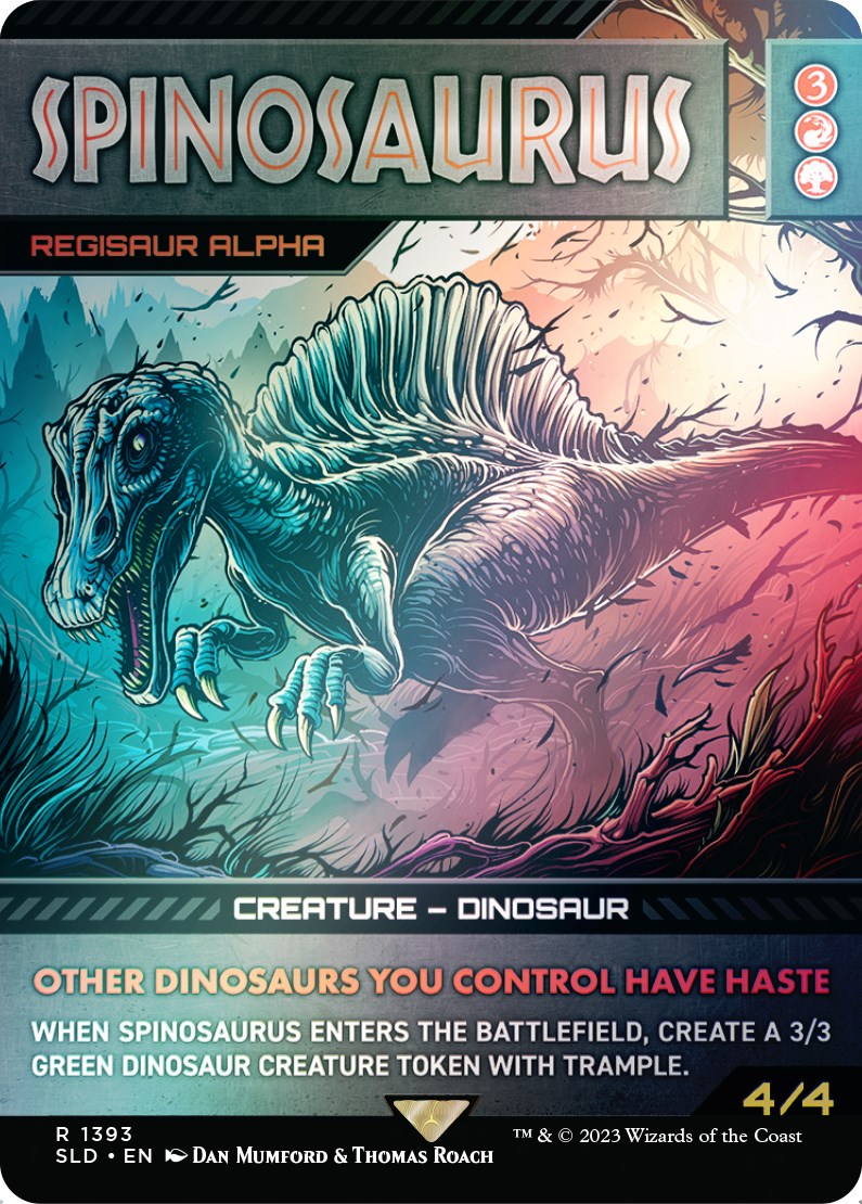 Spinosaurus - Regisaur Alpha (Rainbow Foil) [Secret Lair Drop Series] | Gear Gaming Fayetteville