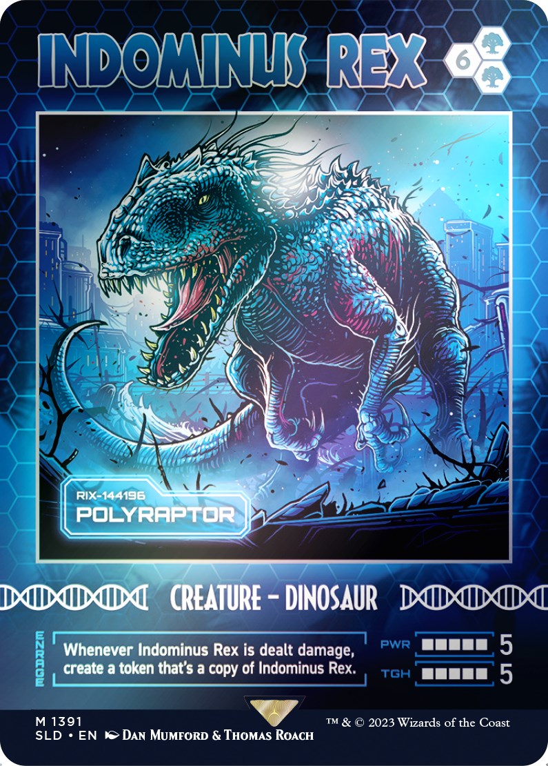 Indominus Rex - Polyraptor (Rainbow Foil) [Secret Lair Drop Series] | Gear Gaming Fayetteville