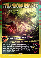 Tyrannosaurus Rex - Etali, Primal Storm (Rainbow Foil) [Secret Lair Drop Series] | Gear Gaming Fayetteville