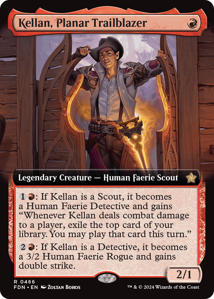 Kellan, Planar Trailblazer (Extended Art) [Foundations] | Gear Gaming Fayetteville