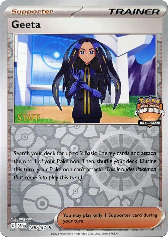 Geeta (188/197) (Staff Regional Championships) [League & Championship Cards] | Gear Gaming Fayetteville