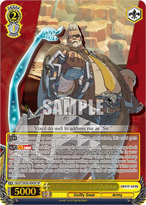 Goldlewis: Secretary of Defense (SP) - [Guilty Gear -Strive-] | Gear Gaming Fayetteville
