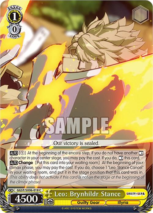 Leo: Brynhildr Stance - [Guilty Gear -Strive-] | Gear Gaming Fayetteville