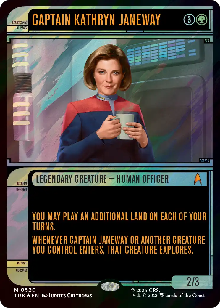 Captain Kathryn Janeway (Showcase) (Surge Foil) [Star Trek] | Gear Gaming Fayetteville