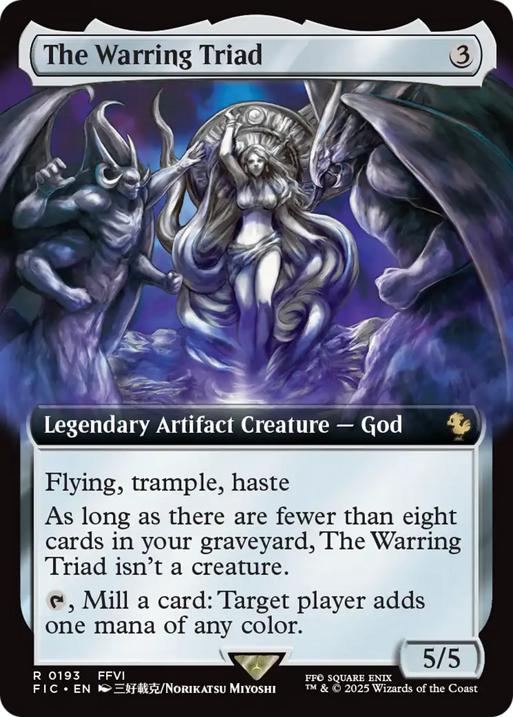 The Warring Triad (Extended Art) [FINAL FANTASY Commander] | Gear Gaming Fayetteville