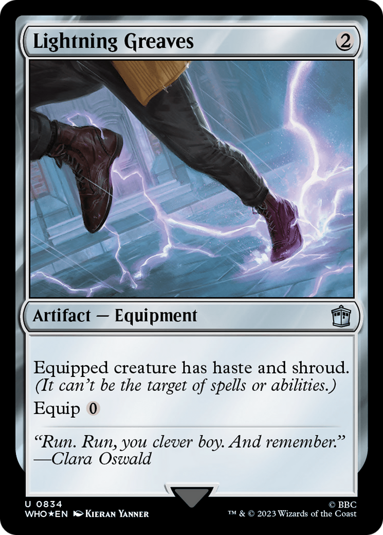 Lightning Greaves (Surge Foil) [Doctor Who] | Gear Gaming Fayetteville