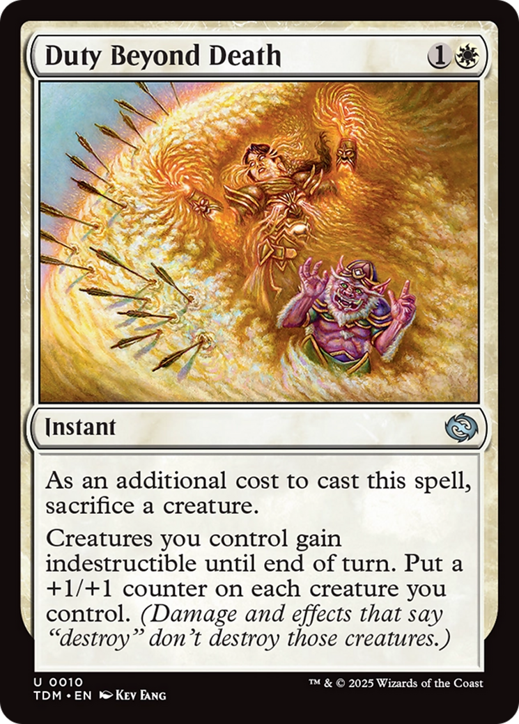 Duty Beyond Death [Tarkir: Dragonstorm] | Gear Gaming Fayetteville